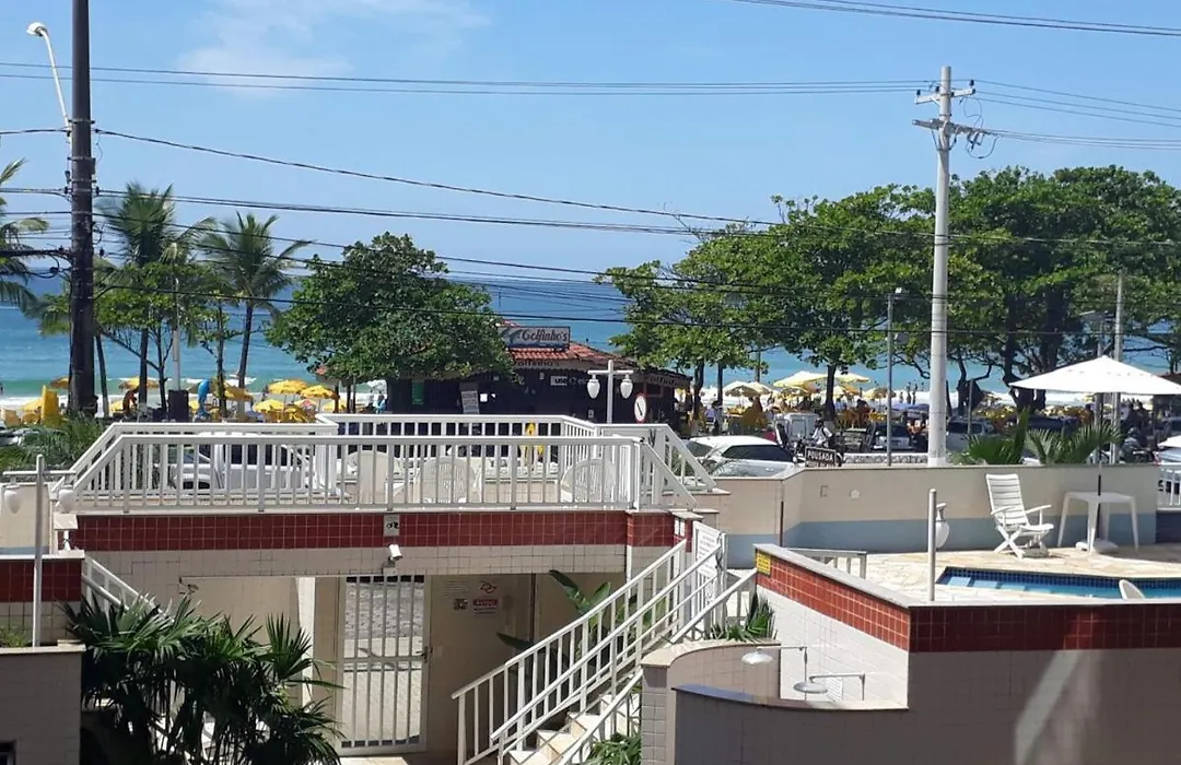 Apto 3 quartos Condominio Costa Atlantica-pé na areia-em Ubatuba,SP-1